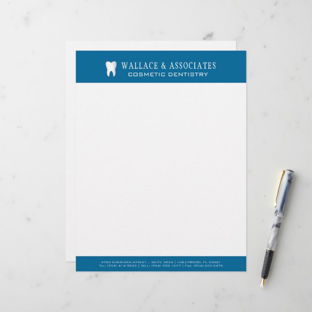 Dental Company Letterhead (Front/Back In Situ)