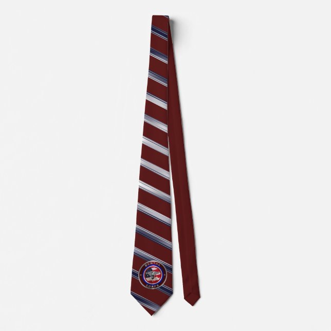 Dental Corps Custom Design Tie (Front)