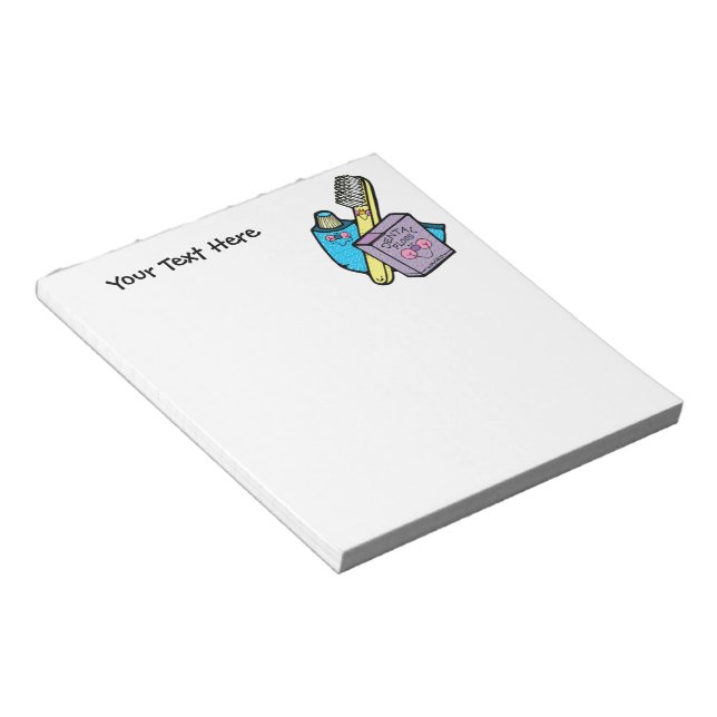 Dental (customisable) notepad (Angled)