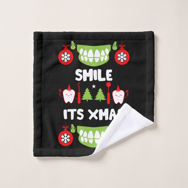 Dental Doctor Xmas Wash Cloth (Wash Cloth)