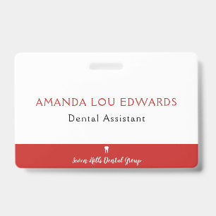Dental Employee ID Badge