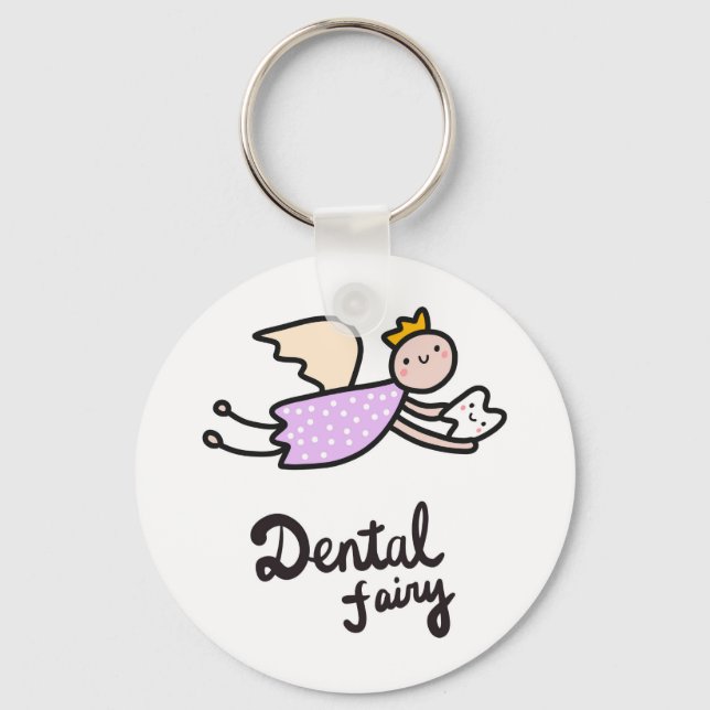 Dental Fairy Key Ring (Front)