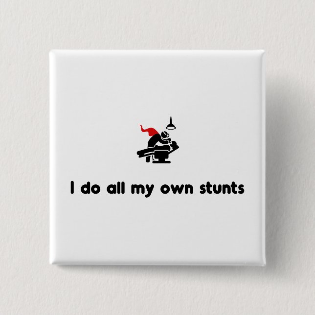 Dental Hero 15 Cm Square Badge (Front)