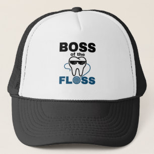 Dental Hygienist Boss of the Floss Trucker Hat