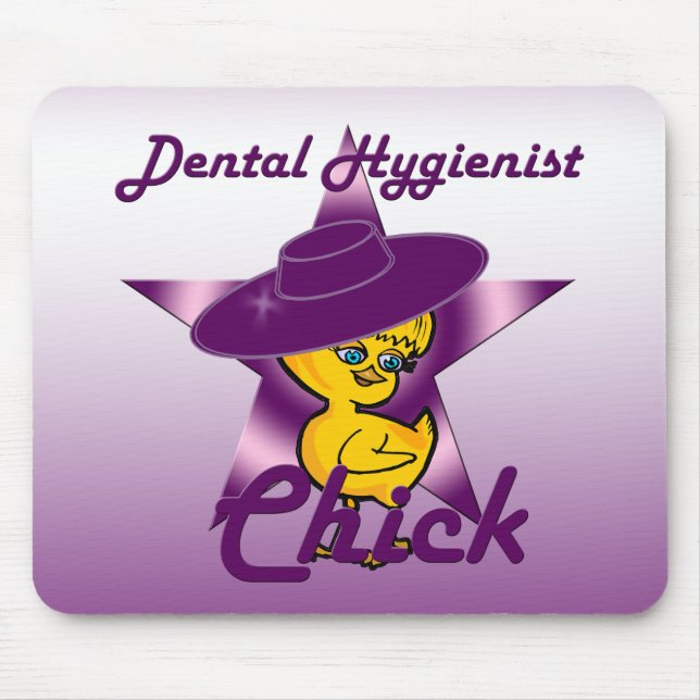 Dental Hygienist Chick #9 Mouse Pad (Front)