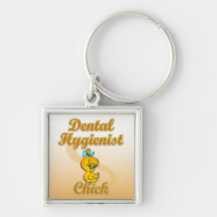 Dental Hygienist Chick Key Ring
