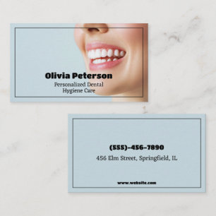 Dental Hygienist Dentist Business Card
