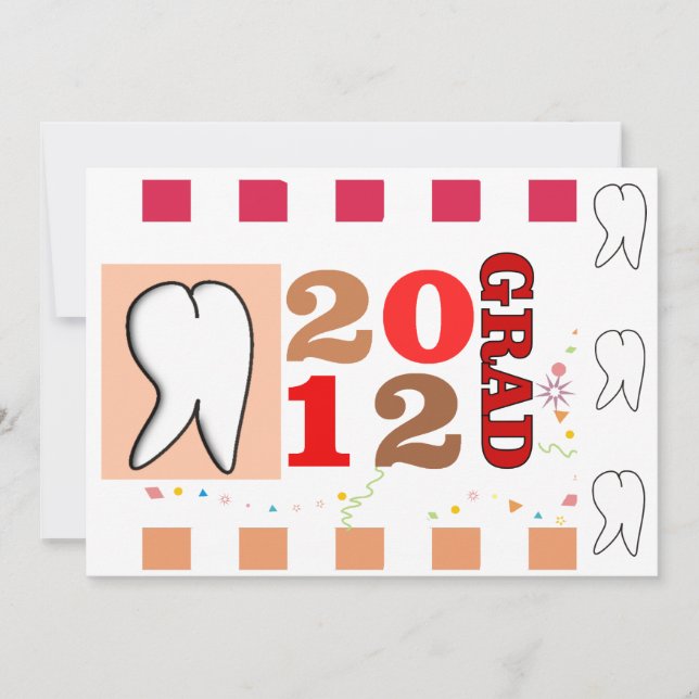 Dental Hygienist Graduation Invitations (Front)