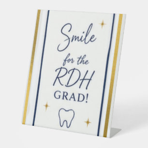 Dental Hygienist Graduation Photo Booth Sign Smi