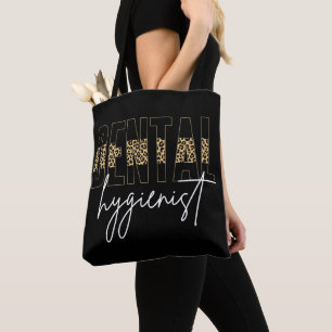 Dental Hygienist RDH Cheetah print gifts Tote Bag
