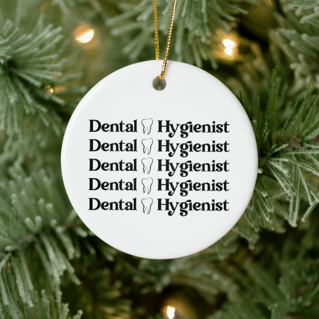Dental Hygienist | RDH Dentist Dental gifts Ceramic Tree Decoration (Tree)