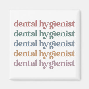 Dental Hygienist Retro RDH Dentist Dental gifts Magnet