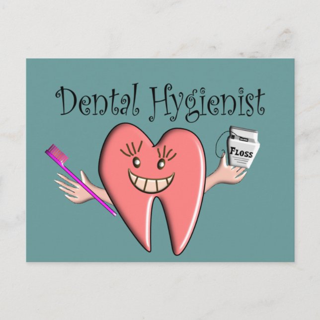Dental Hygienist T-shirts & Gifts Postcard (Front)