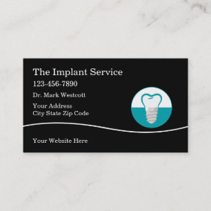Dental Implant Services Business Card