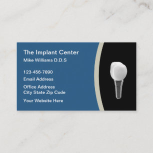 Dental Implants Dental Centre Business Card
