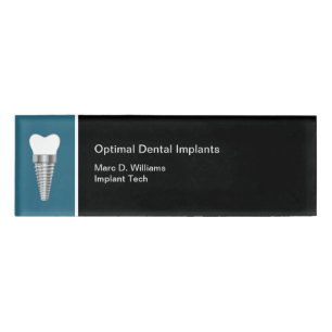 Dental Implants Office Staff Name Tags