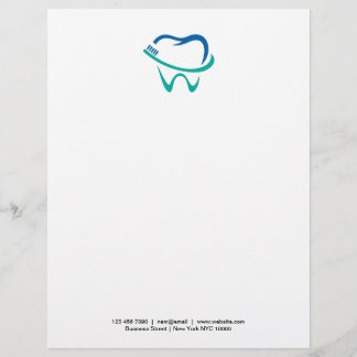 Dental Logo Letterhead Business Stationary