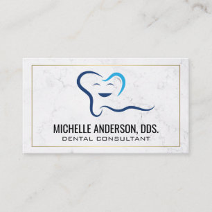Dental Logo Tooth Business Card