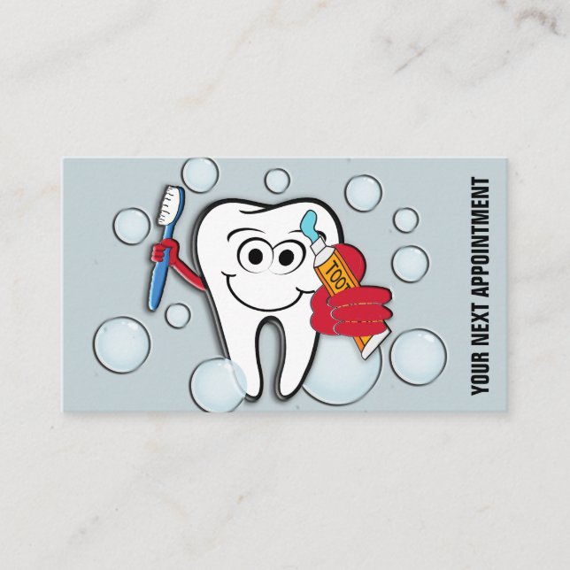 Dental Office Appointment Reminder Card (Front)
