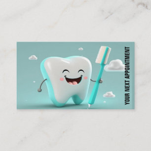 Dental Office Appointment Reminder Card