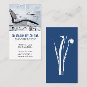 Dental Office Chair Dentistry Business Card
