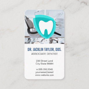 Dental Office Chair   Dentistry   Health Care Business Card