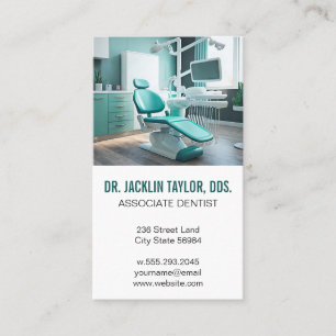 Dental Office Chair Health Care Business Card