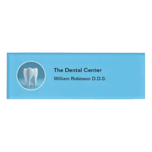 Dental Office Dentist Theme Staff  Name Tag