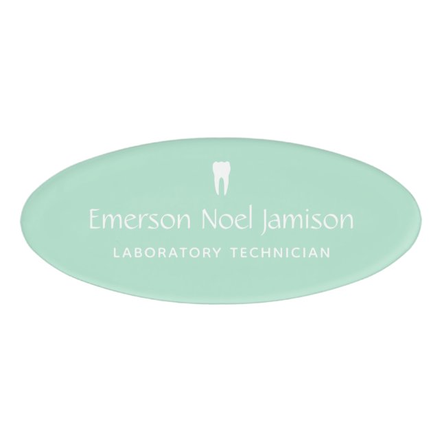 Dental Office Name Tag (Front)