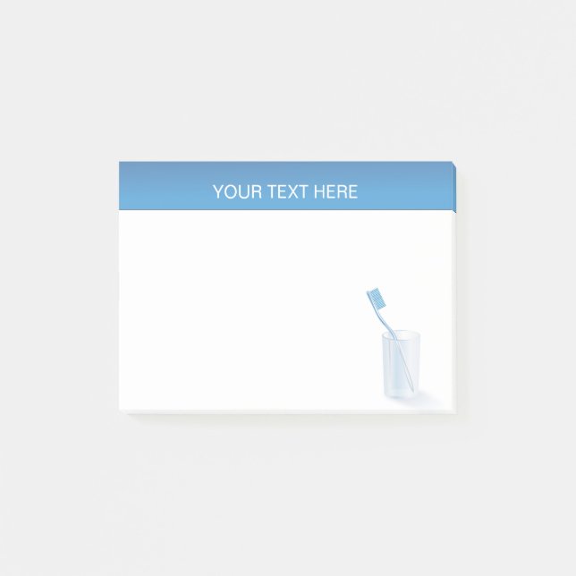 Dental Office Professional Dentist Post-it Notes (Front)