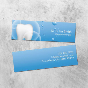 Dental Office Tooth & Clean Water Dentist Name Tag