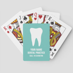 Dental practice playing cards gift for dentist