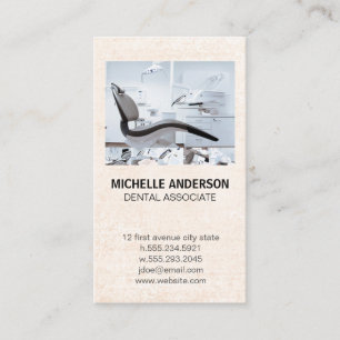 Dental Professional Dentist Office Business Card