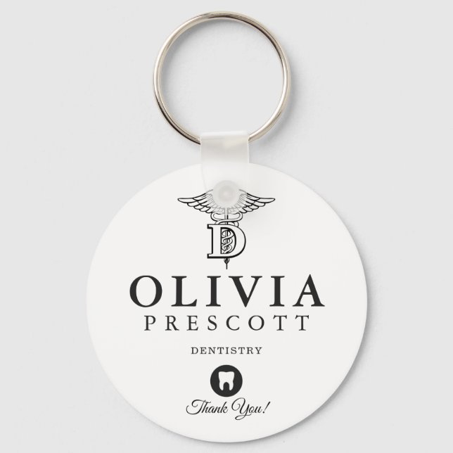 Dental Professional Graduation | Retirement Key Ring (Front)