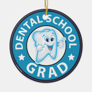 Dental School Graduation Ceramic Tree Decoration