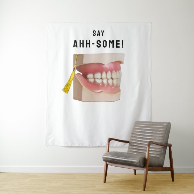 Dental School Graduation Party Tapestry (In Situ)