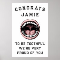 Dental School Graduation Poster