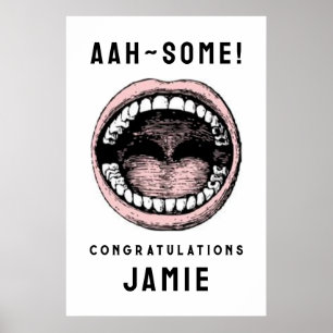 Dental School Graduation Poster