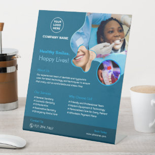 Dental Services Custom Pedestal Sign