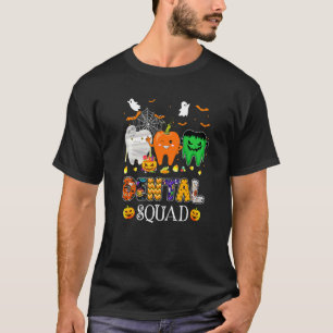 Dental Squad Dentist Halloween Costume Spooky Pump T-Shirt