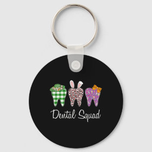 Dental Squad Easter Day Fun Tooth Dental Istant De Key Ring