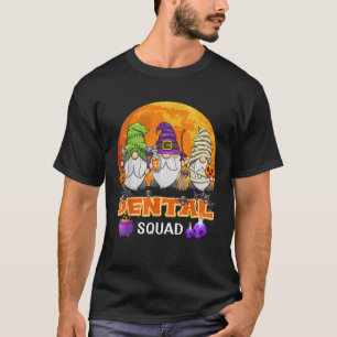 Dental Squad Halloween Dentist Gnome Matching T-Shirt
