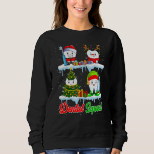 Dental Squad Santa Elf Reindeer Christmas Tree Tee