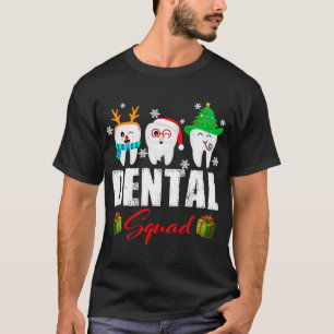 Dental Squad Teeth Dentist Asst Christmas Xmas Men T-Shirt