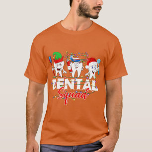 Dental Squad Teeth Dentist Asst Christmas Xmas Men T-Shirt