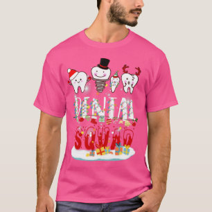 Dental Squad Teeth Dentist Asst Christmas Xmas Men T-Shirt