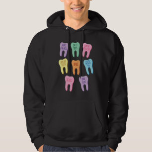 Dental Squad Teeth Dentist Valentine's Day Dental Hoodie