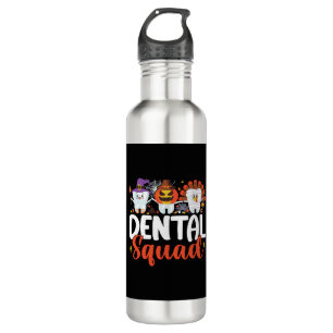 Dental Squad Tooth Dentist Thanksgiving Halloween 710 Ml Water Bottle