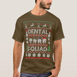 Dental Squad Ugly Christmas Sweater Funny Dental A