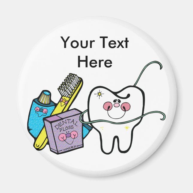 Dental Stuff for Dentist Day March 6th Magnet (Front)